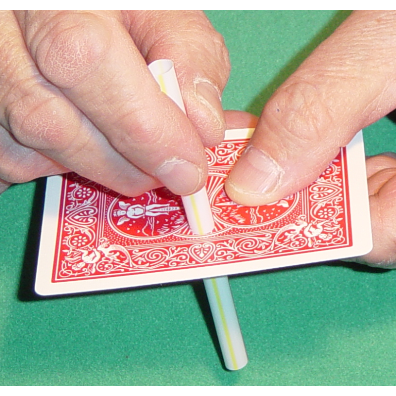 STRAW THRU CARD