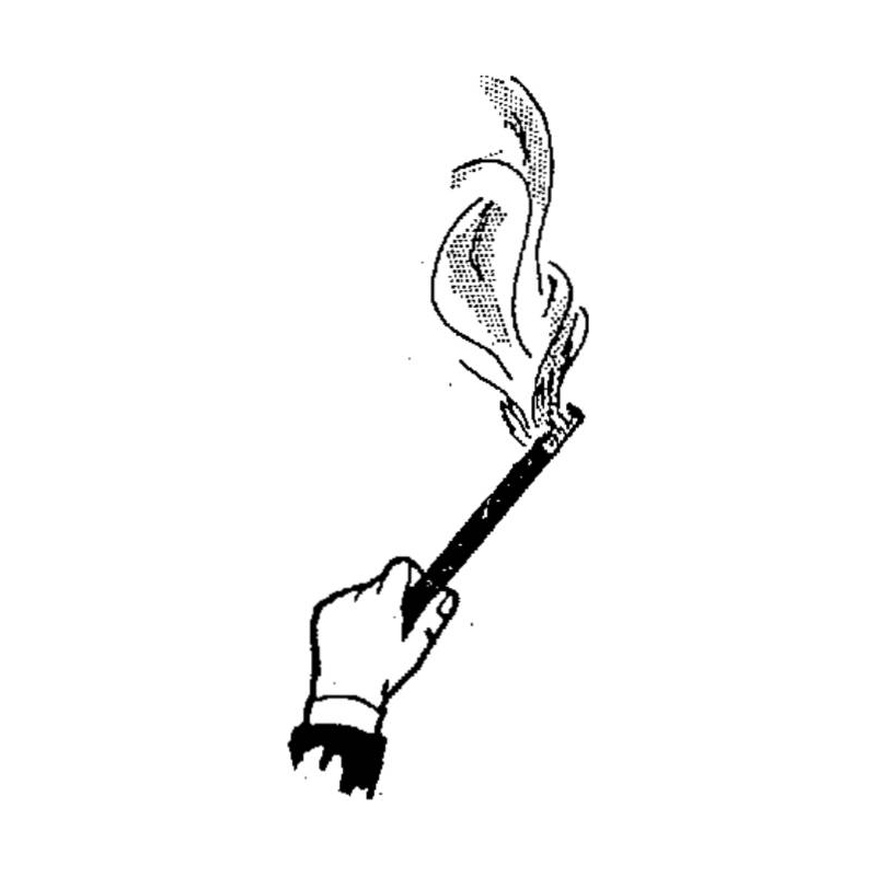 TRANSFORMATION D’UN FLAMBEAU EN FOULARD