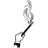 TRANSFORMATION D’UN FLAMBEAU EN FOULARD