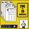 10 notices Arsen Lupin 20 euros