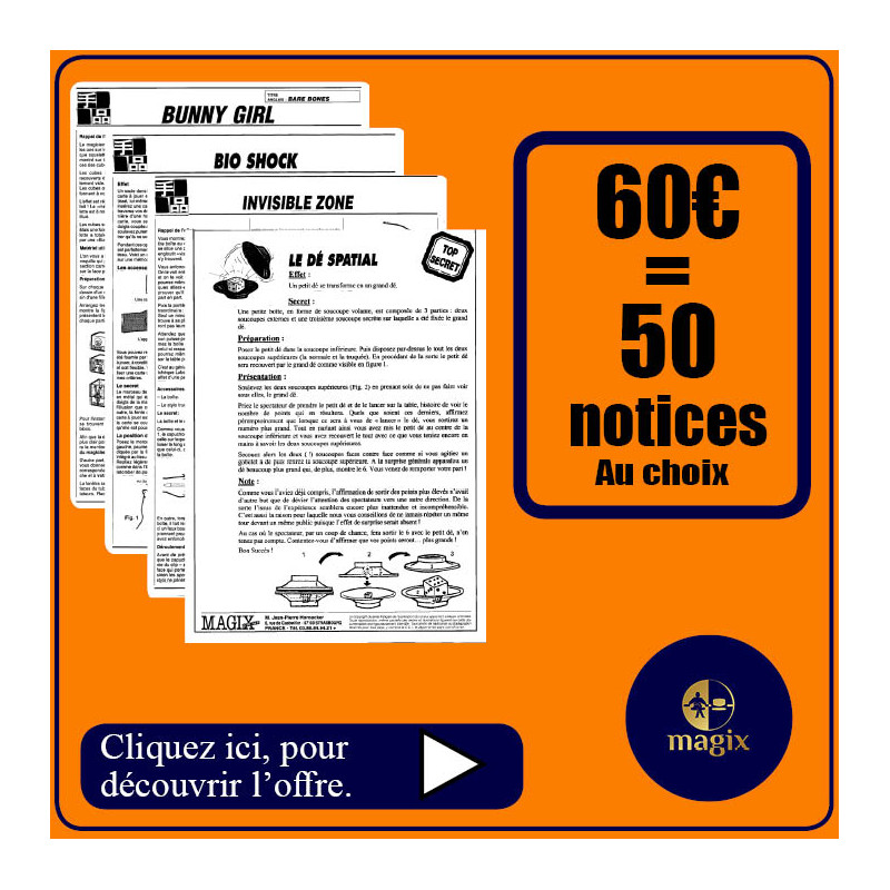 60 euros pour 50 NOTICES